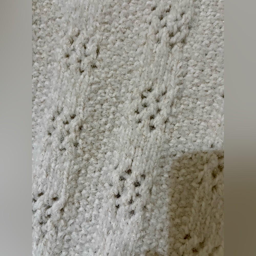 Free People White Knit Sweater and Slouchy Pant Set - Picture 4 of 11